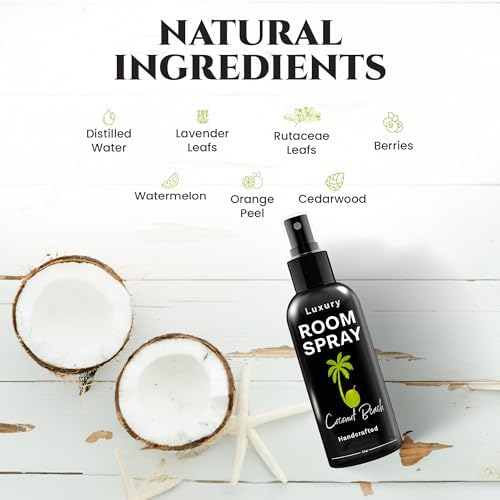 Luxury Room Air Freshener Spray - 34oz Coconut Beach 2-Pack