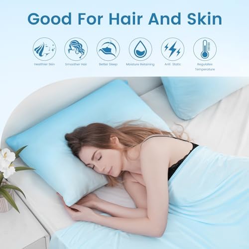 LUXEAR Gradient Cool Pillow Cases 2 Pack for Hot Sleepers