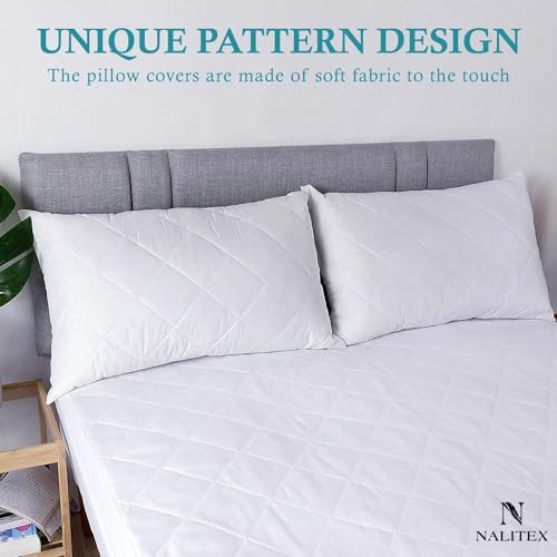 Nalitex Waterproof Pillow Protector 2 Pack