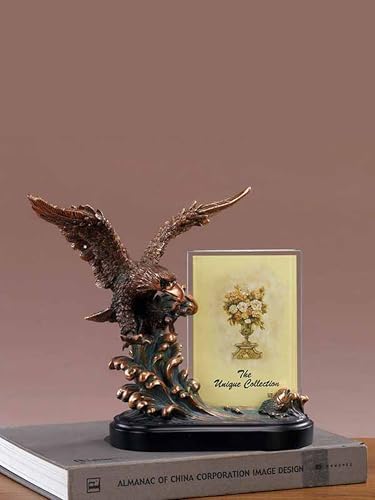 Treasure of Nature Bronze Plated Resin Eagle Picture Frame