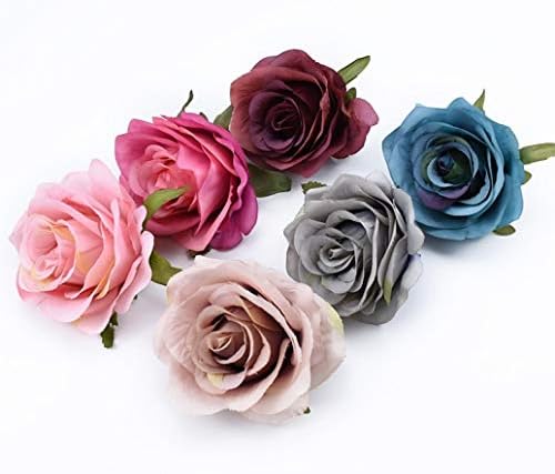 Retro Artificial Silk Roses Decor Wall Wreath