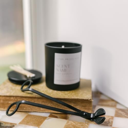 River Birch Candle Wick Trimmer and Snuffer Set - Black