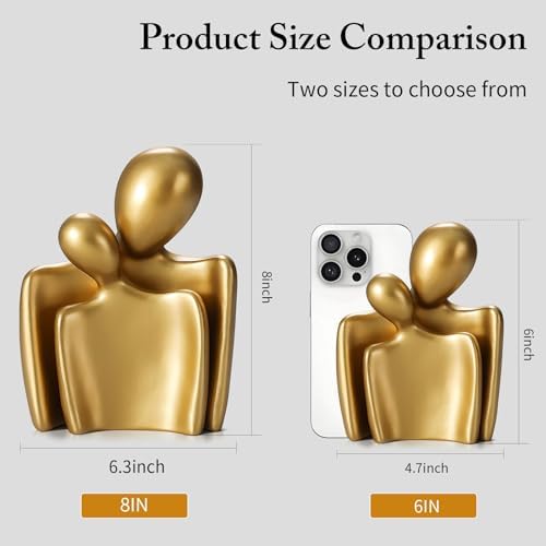 Vomiceak Romantic Couple Statues - 8 Inch Modern Home Decor