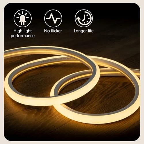 LED Light Art Wall Decor Clock 19x39IN Gold C