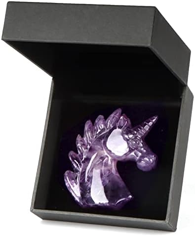 Artistone 3 Purple Amethyst Unicorn Statue
