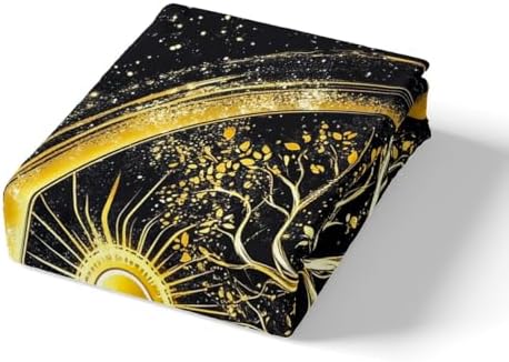 Manfei Tree of Life Fitted Sheet Set Queen Size