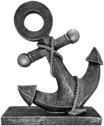 JTSTAN Nautical Anchor Sculpture Decor