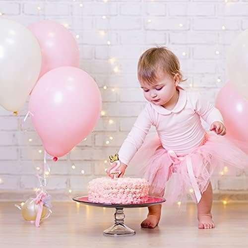 Nuanchu Pink Number 2 Birthday Candle Topper for Cake