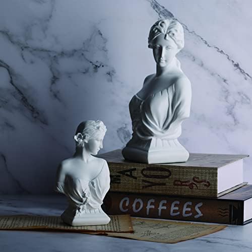 DOVDOV Greek Goddess Statue Young Venus Bust Home Decor Sculpture