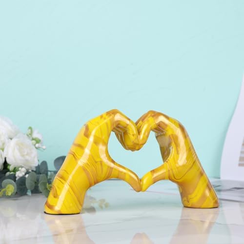 DOVDOV Heart Shaped Hand Sculpture Minimalist Love Decor