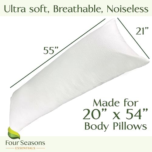 Four Seasons Essentials Waterproof Pillow Protector - Bamboo Viscose Cover