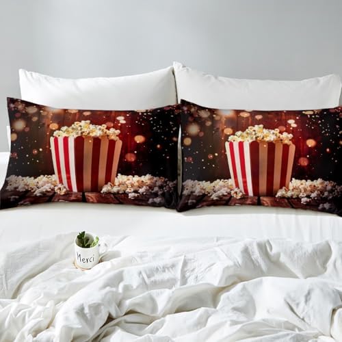 Manfei Filmstrip Cinema Fitted Sheet Queen Size