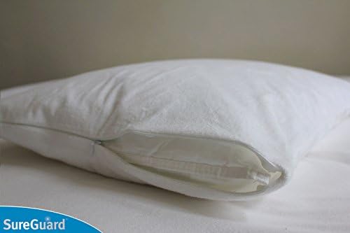 SureGuard Pillow Protectors Set of 2 Queen Size 1