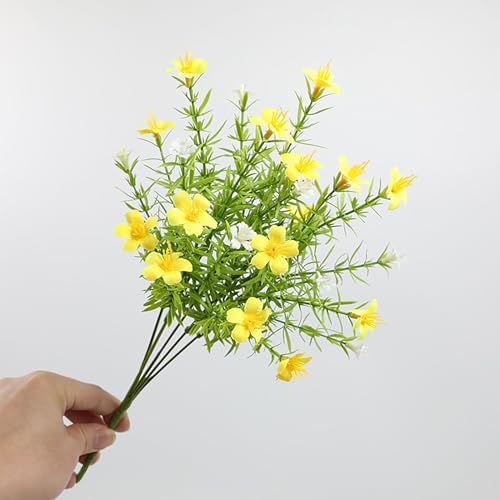 IUIBMI Artificial Daisy Flowers 6 Bundles 1378 Inch Decor Set