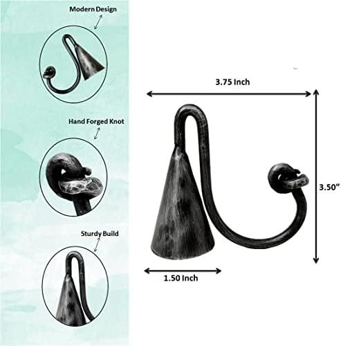 Living Ideas Iron Candle Snuffer with Antique Black Finish