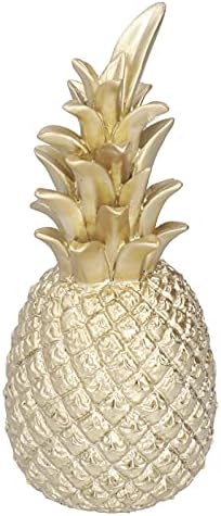 Natudeco Resin Gold Pineapple Desk Decor