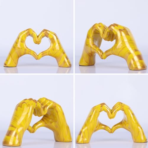 DOVDOV Heart Shaped Hand Sculpture Minimalist Love Decor