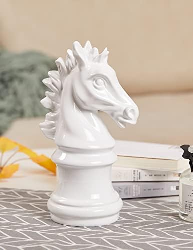NENBOLEC Chess Decor Sculpture 10 Inch Polyresin Statue