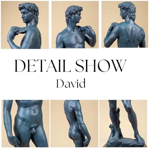 Famous David Bronze Statue 28 Inch Art Decor