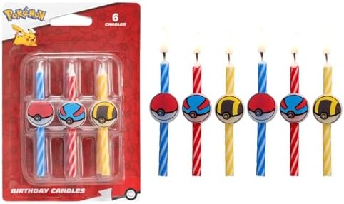 DecoPac Pokmon Birthday Candles 6 Pack