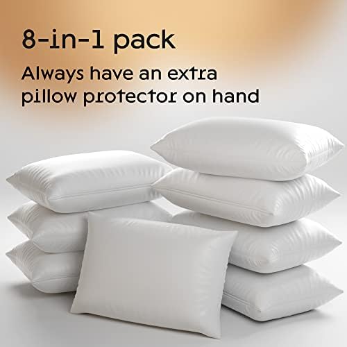 Niagara 4 Pack Queen Pillow Protectors with Zipper 1