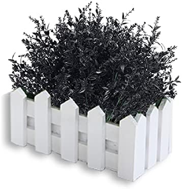 CYANLUX Artificial Lavender Flowers 24 Bundles UV Resistant Outdoor Faux Plants