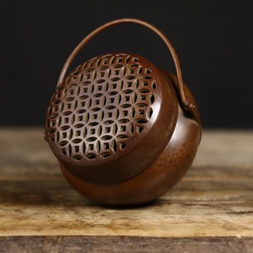 Julrybox Chinese Brass Incense Burner Holder