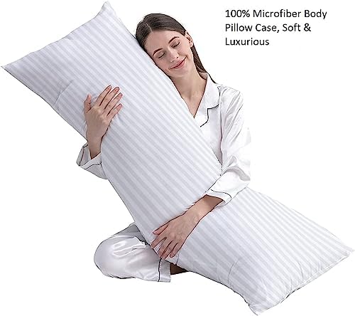 Marys Collection Waterproof Body Pillow Cover 20x54 Envelope Closure
