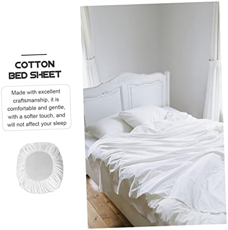 Zerodeko Cotton Fitted Sheet Cover for Twin Bed