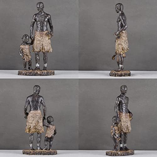 DOVDOV 12 African Father and Son Statue Home Decor 1