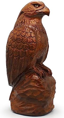 AEVVV 75-Inch Wooden American Eagle Statue