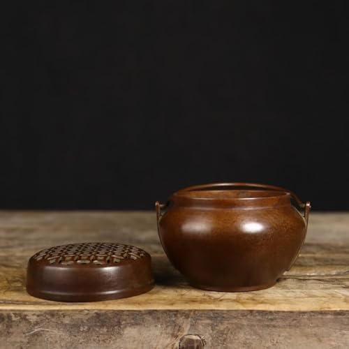 Julrybox Chinese Brass Incense Burner Holder
