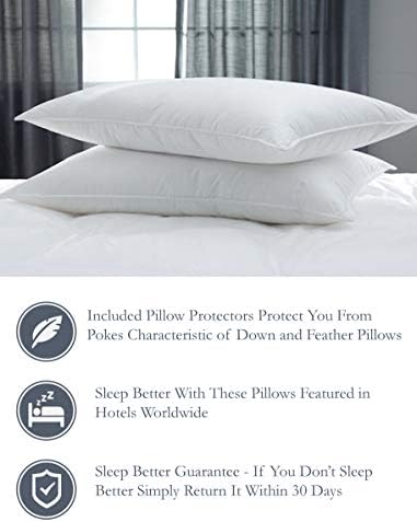 Pacific Coast Touch of Down Pillow Set 2-Pack with Protectors