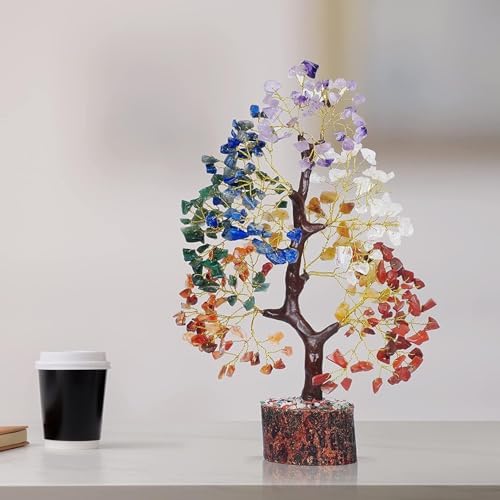 YATSKIA Chakra Crystal Tree - Handmade Healing Decor 1
