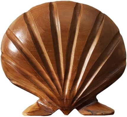 JOLLYMER Seashell Teak Sculpture 79x87x16
