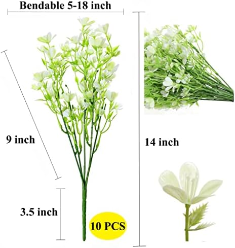 Grand Verde Artificial Wildflowers Bouquet Set of 10