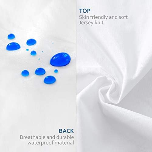 Moonsea King Pillow Protector Waterproof with Zipper 4 Pack 1