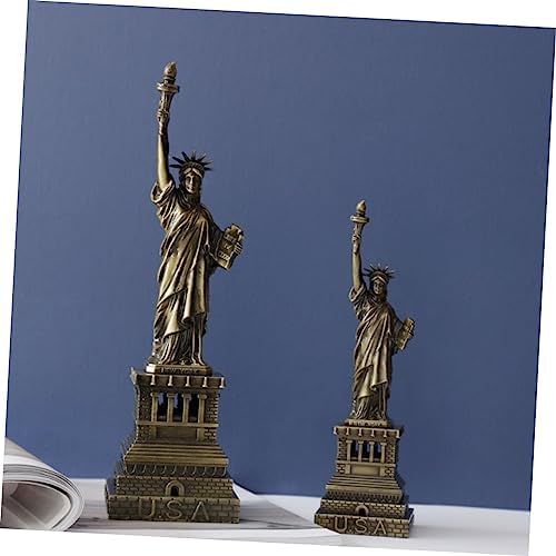 VINTORKY USA Statue of Liberty Metal Decor Sculpture
