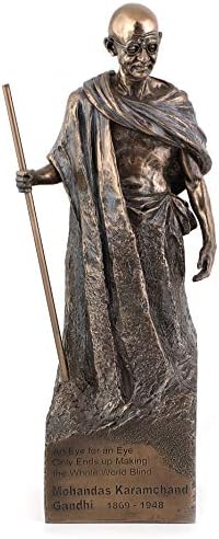 Antiques Nirmala Gandhi Ji Statue 12 Inch Bronze Finish