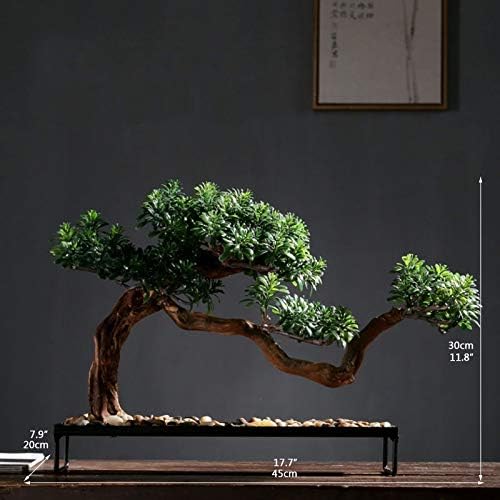MaGILL Artificial Rhododendron Bonsai Tree for Home Decor