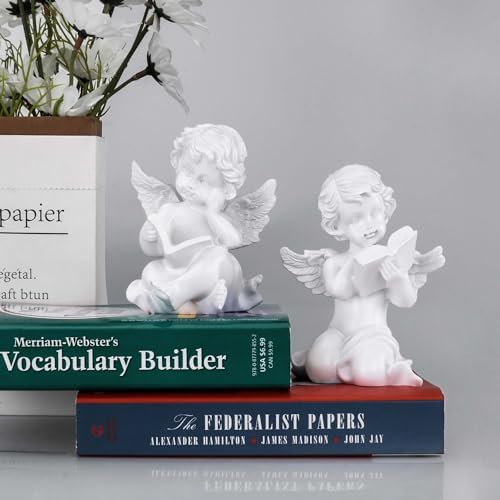 Goetland Cherub Angel Figurines Set of 2 Garden Decor