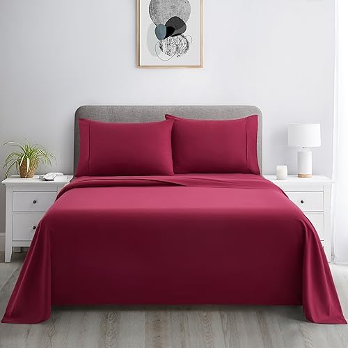 CottonFly 800 Thread Count Egyptian Cotton 4Pcs Twin XL Sheet Set