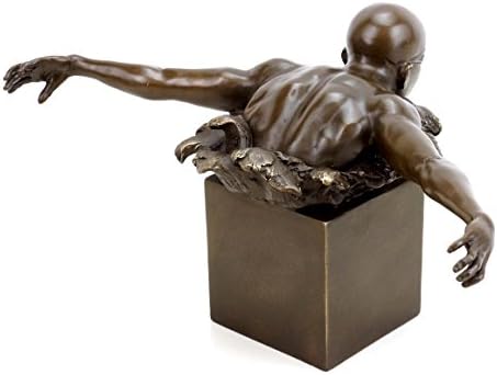 Kunst Ambiente Swimmer Bronze Sculpture - Signed Martin Klein