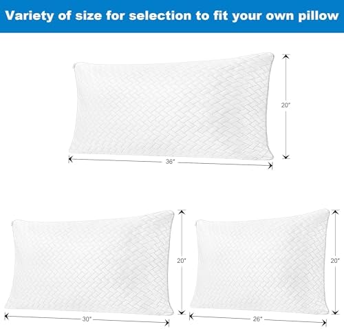 Enjoy Life Cooling Pillow Protectors with Zipper Set of 2 King
