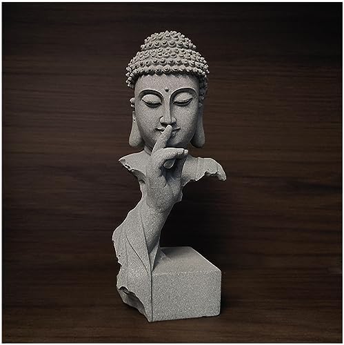 Livelyfish Meditating Buddha Statue for Fish Tank Home Decor