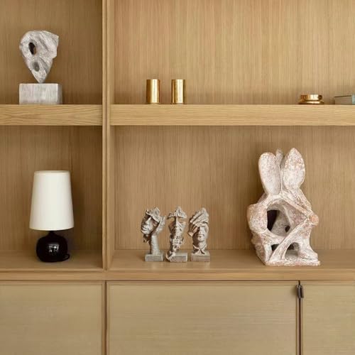 3 Pcs See No Evil Hear No Evil Statue Set