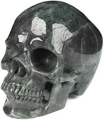 Skullis Labradorite Crystal Skull Hand Carved Statue