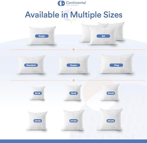 Continental Bedding Pillow Protector Set of 2