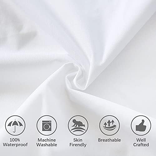 Biloban 4 Pack Pillow Protectors 100 Waterproof Breathable Noiseless