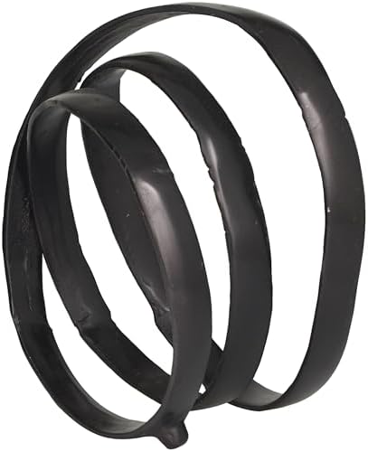 Deco 79 Black Aluminum Abstract Sculpture Statue